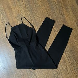 Reformation Black Jumpsuit